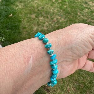 Turquoise Beaded Bracelet,Sleeping Beauty Turquoise, Mothers Day Gift